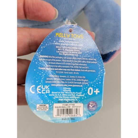 Disney Squishmallows Stitch Plush Stitch from Lilo and Stitch 5" NWT - Picture 3 of 3